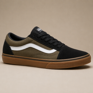 Vans Old Skool (Olive/Black with Gum Sole)